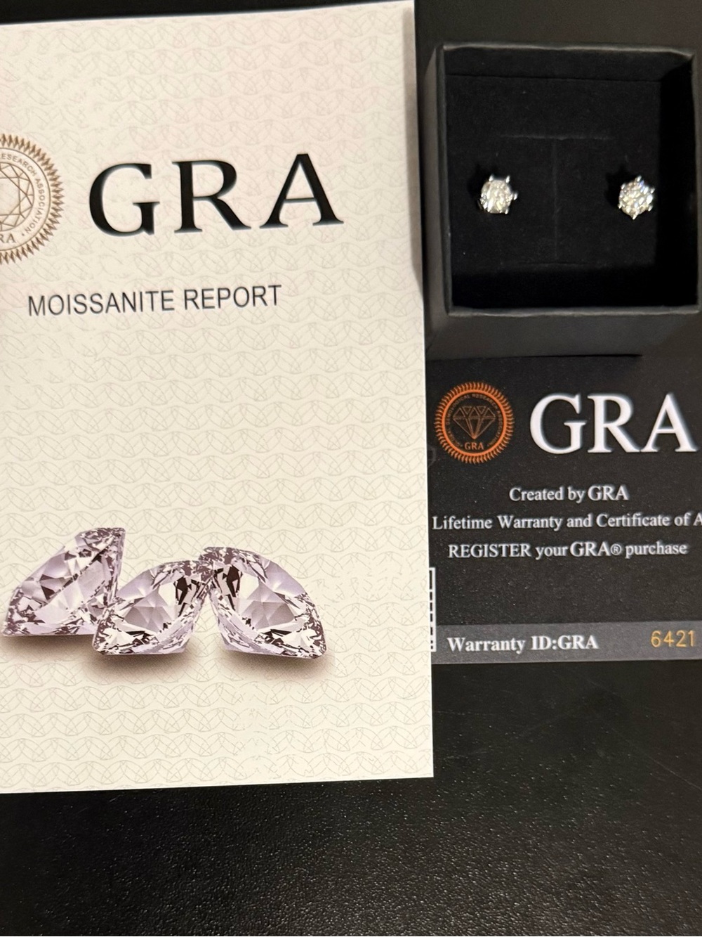 Classic White Moissanaite Stud Earrings - Timeless Sparkle